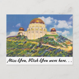 Planetarium, Griffith Park Postkarte