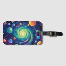 Planetary Spin Gepäckanhänger