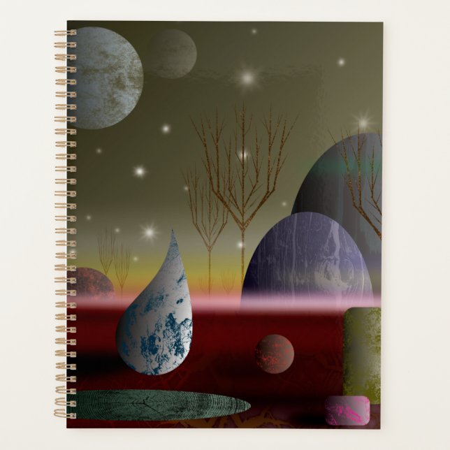 Planète Du Planificateur De Formes 8,5x11 (Devant)