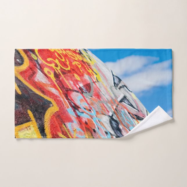 planète graffiti (Serviette à main)