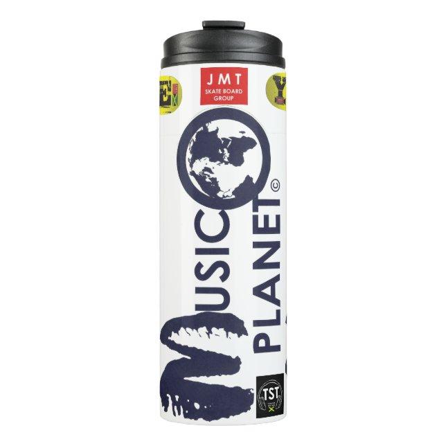 PLANÈTE MUSICALE. Bouteille isotherme (Devant)