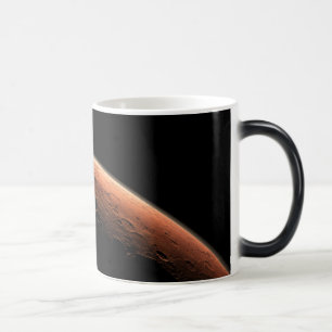 PLANÈTE ROUGE DE MARS DANS L'UNIVERS, TASSE DE