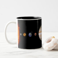 PLANETEN der SOLARsystem Zwei-Ton Tasse
