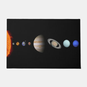 PLANETEN der SONNENSYSTEM kundenspezifischen Fußmatte
