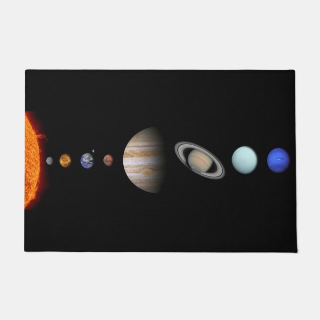 PLANETEN der SONNENSYSTEM kundenspezifischen Fußmatte (Vorderseite)
