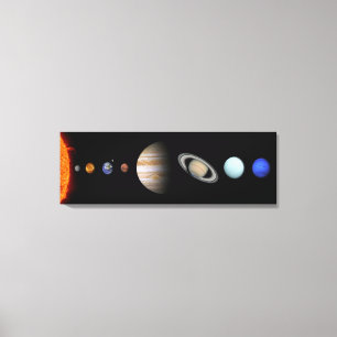 PLANETEN des SOLARsystem kundenspezifischen Leinwanddruck