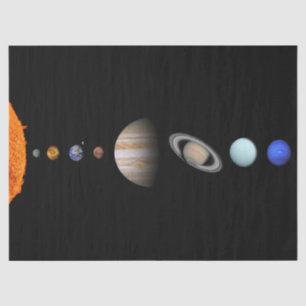 PLANETEN des SONNENSYSTEMS 23" einwickelnd Seidenpapier
