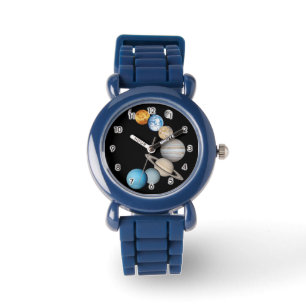 Planeten des Sonnensystems (Farbveränderlich) Armbanduhr