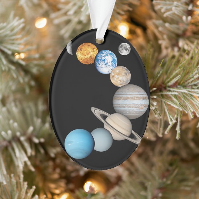 Planeten des Sonnensystems (Farbveränderlich) Ornament (Baum)