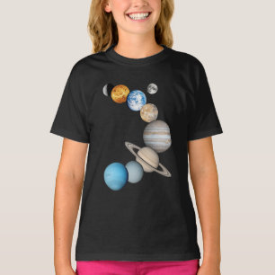 Planeten des Sonnensystems (Farbveränderlich) T-Shirt