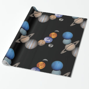 Planeten des Sonnensystems Geschenkpapier