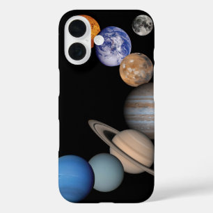 Planeten des Sonnensystems iPhone 16 Hülle