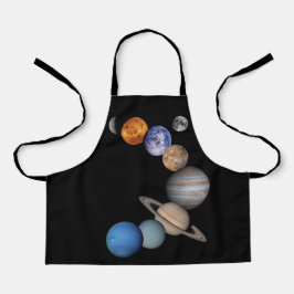 Planeten des Sonnensystems Schürze