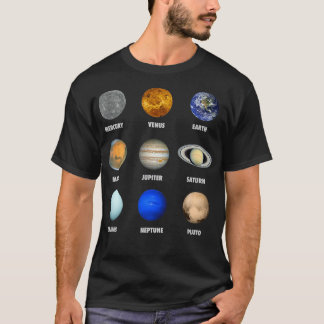 Planeten des Sonnensystems T-Shirt