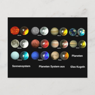 Planeten des SonnŌ Postkarte