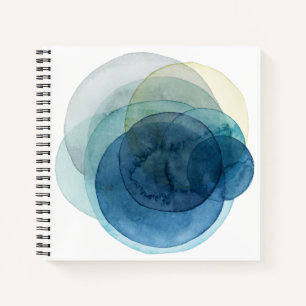 Planeten entwickeln - Wasserfarbzirkel Notizbuch
