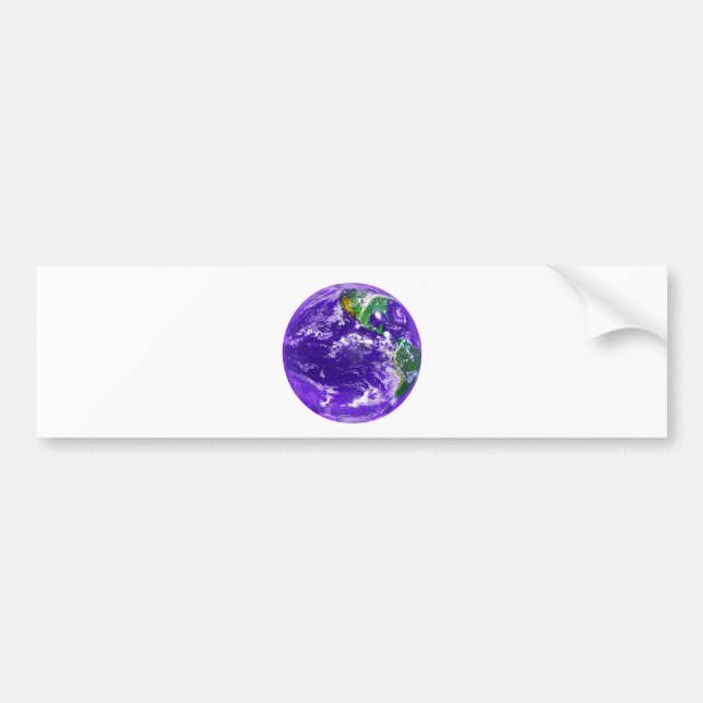 Planeten-Erde Autoaufkleber (Vorne)