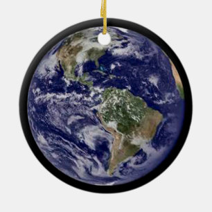 Planeten-Erde Keramik Ornament