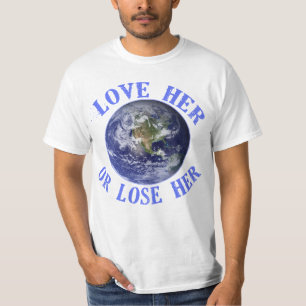 Planeten-Erde, Liebe sie oder verliert ihre T-Shirt