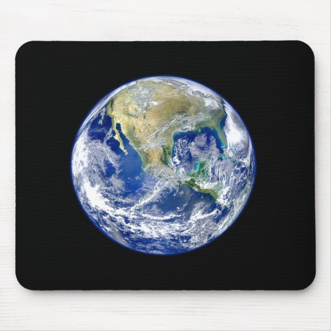 Planeten-Erde Mousepad (Vorne)