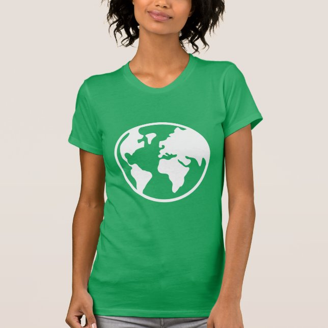 Planeten-Erde T-Shirt (Vorderseite)