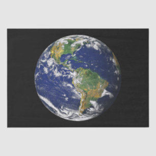 PLANETEN-ERDE VON RAUM 20", Seidenpapier