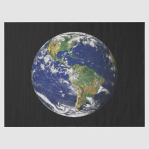 PLANETEN-ERDE VON RAUM 23", Seidenpapier