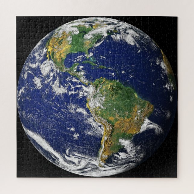 PLANETEN-ERDE VON RAUM 676 PC. Puzzle (Vertikal)