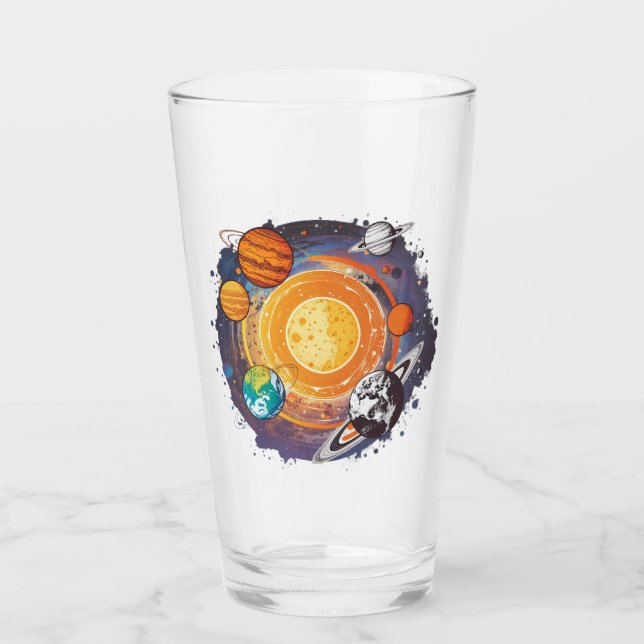 Planeten Glas (Vorderseite)