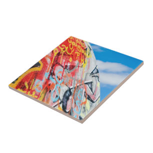 Planeten-Graffiti Fliese