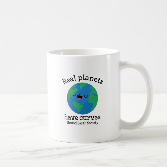 Planeten haben Kurven Kaffeetasse (Rechts)