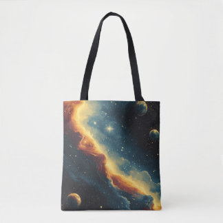 Planeten im Galaxienuniversum Tasche
