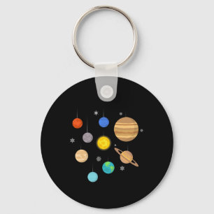 Planeten im Weltraum Schlüsselanhänger