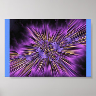 Planeten-lila Supernova Poster