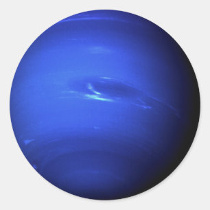 PLANETEN-NEPTUN (Sonnensystem) ~ Runder Aufkleber