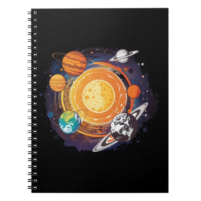 Planeten Notizblock (Vorderseite)