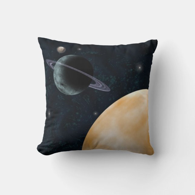 Planeten-Raum-Kissen Kissen (Vorderseite)