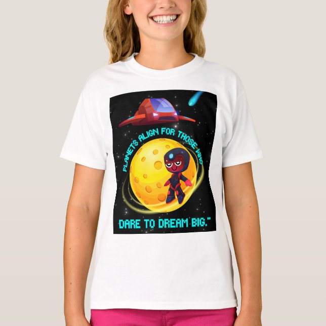 Planeten richten sich an diejenigen, die es wagen, T-Shirt (Vorderseite)