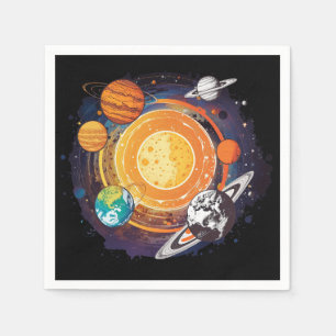 Planeten Serviette