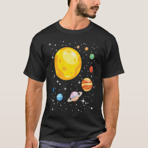 Planeten Sonnensystem Planetarium Astronomie Astro T-Shirt