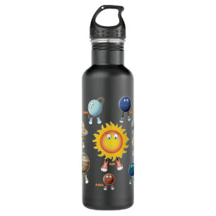 Planeten und das Sonnensystem Edelstahlflasche