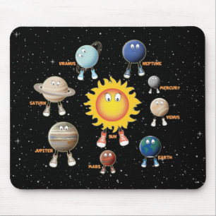 Planeten und das Sonnensystem Mousepad