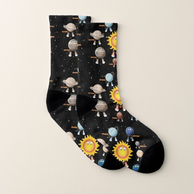 Planeten und das Sonnensystem Socken (Paar)