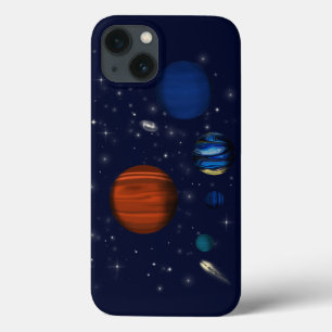 Planeten und Galaxien im Weltraum Case-Mate iPhone Hülle