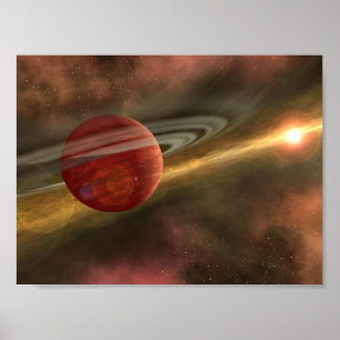Planeten und zwergartige Planeten Poster