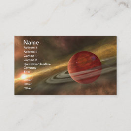 Planeten und Zwergplaneten der NASA Visitenkarte