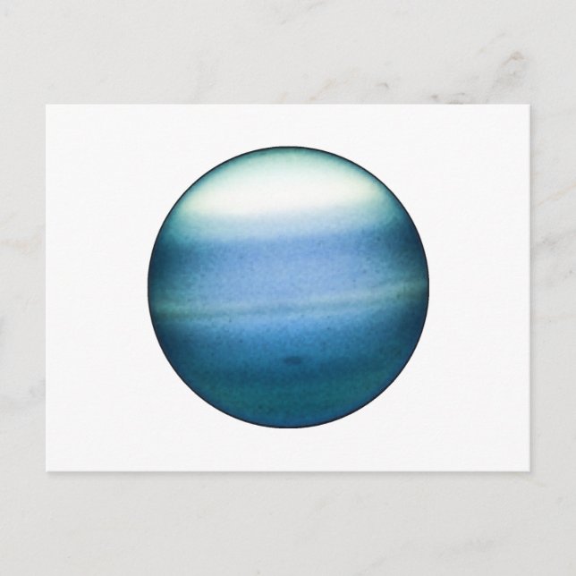 PLANETEN-URANUS (Sonnensystem) ~~ Postkarte (Vorderseite)