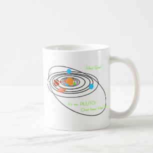 Planetenarmen Pluto Kaffeetasse