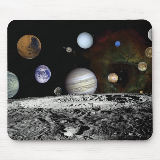 Planetenmontage Mousepad (Vorne)