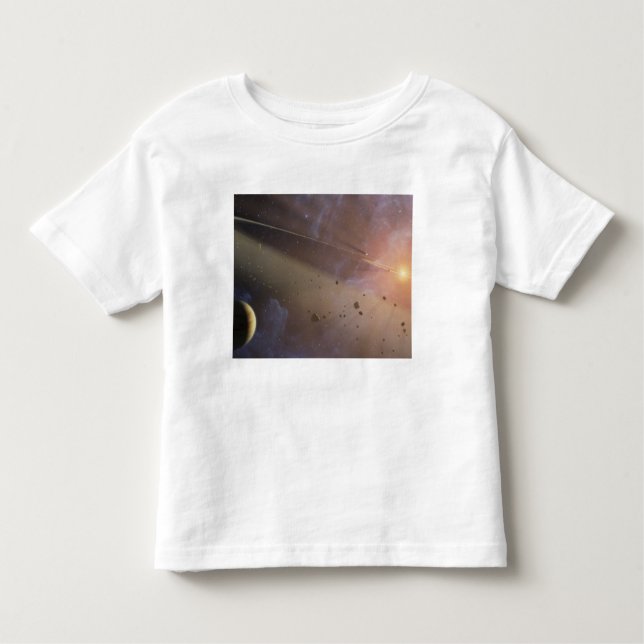 Planetensystem Epsilon Eridani Kleinkind T-shirt (Vorderseite)